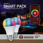 Muvit IO Ampoule Connectée A60 E27 LED 9W Multicolore et Blanc Pack de 2
