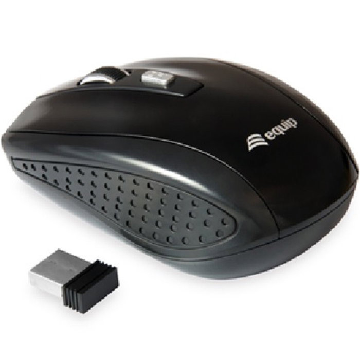 Equip Souris Optique Sans Fil 2.4 GHz Nano Récepteur 4 Boutons DPI 800/1200/1600 Equip Souris Optique Sans Fil 2.4 GHz Nano Récepteur 4 Boutons DPI 800/1200/1600