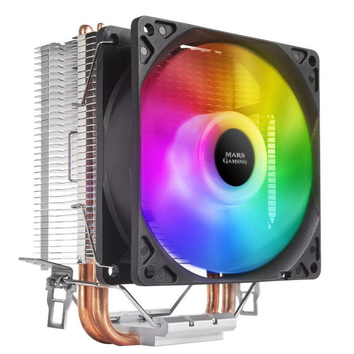 Mars Gaming MCPUARGB Ventilateur Dissipateur CPU CHROMA RGB 130W TDP PWM Universal