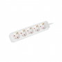 Lanberg Rallonge multiprise 5 prises Schuko blanc CEE 7/3 3 m 2500W protection enfant