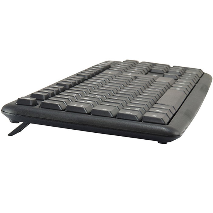 Equip Kit Clavier + Souris USB, Clavier Standard 105 Touches, Souris Optique 1000 DPI, Filaire, pour PC Windows/Mac OS