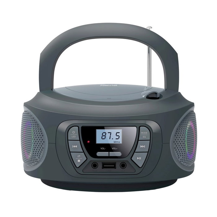 Fonestar BOOM-ONE-G Radio CD Bluetooth MP3 Gris Fonestar BOOM-ONE-G Radio CD Bluetooth MP3 Gris