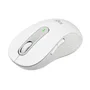 Logitech Signature M650 L - Souris sans fil ergonomique pour droitier, SmartWheel, confortable et productive - Blanc