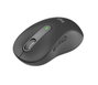 Logitech M650 L - Souris sans fil Bluetooth et Logi Bolt pour grandes mains, silencieuse, défilement SmartWheel, 5 boutons personnalisables, 2000 DPI, graphite