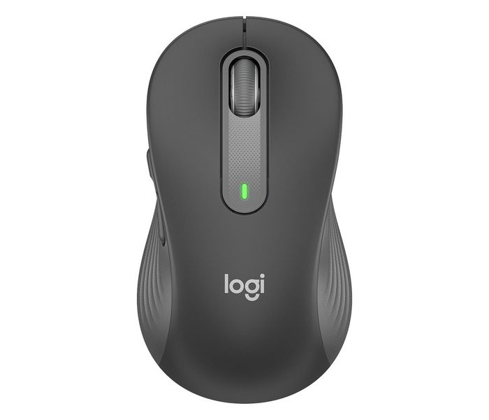 Logitech M650 L - Souris sans fil Bluetooth et Logi Bolt pour grandes mains, silencieuse, défilement SmartWheel, 5 boutons personnalisables, 2000 DPI, graphite