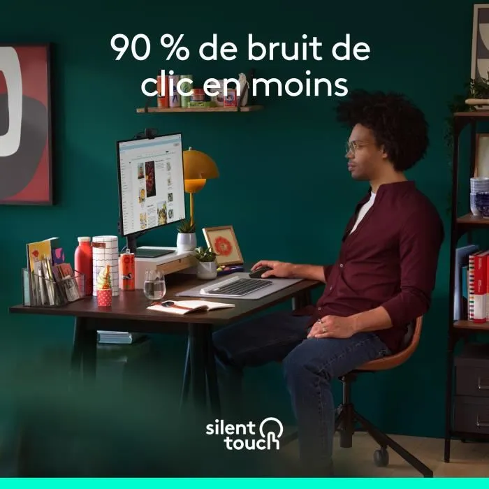 Logitech Signature M650 L Souris Sans Fil Graphite pour Droitier - Défilement SmartWheel, Confort et Productivité