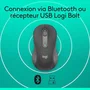 Logitech Signature M650 L Souris Sans Fil Graphite pour Droitier - Défilement SmartWheel, Confort et Productivité