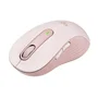Logitech Signature M650 L Souris sans fil ergonomique avec défilement SmartWheel - Rose - Pour main droite
