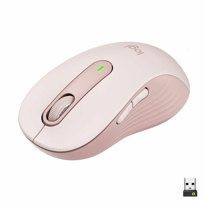 Logitech Signature M650 L Rose - Souris sans fil pour droitier