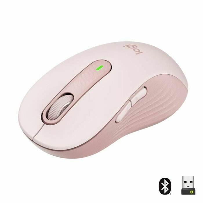 Logitech Signature M650 L Rose - Souris sans fil pour droitier