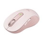 Logitech Souris sans fil M650 L Grand format Rose Ergonomique Bluetooth USB SmartWheel SilentTouch 4000 DPI