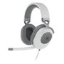 Corsair HS65 Casque Gaming Filaire Blanc avec Microphone à Annulation de Bruit - USB - 20-20000 Hz