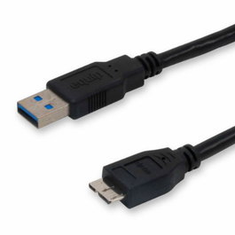 Equip Câble USB 3.0 Type A Mâle vers Micro USB 10 Broches Mâle – Blindé