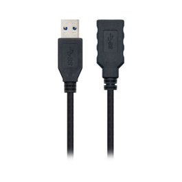 NANOCABLE Câble USB 3.0 mâle vers femelle 1 m noir