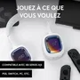 Logitech G Casque Gamer Sans Fil A30 pour PS5, PS4, PC, MAC, Mobile - Blanc