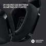 Logitech G - Casque Gaming Sans Fil G733 Lightspeed avec LIGHTSYNC RVB et Blue VO!CE - Noir - Compatible PS5, PS4, PC, MAC