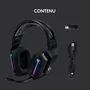 Logitech G - Casque Gaming Sans Fil G733 Lightspeed avec LIGHTSYNC RVB et Blue VO!CE - Noir - Compatible PS5, PS4, PC, MAC