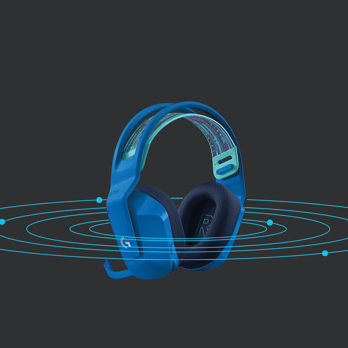 Logitech G733 Lightspeed - Casque gaming sans fil Bleu