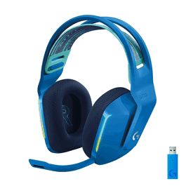 Logitech G733 Lightspeed - Casque gaming sans fil 2.4 GHz Bluetooth USB avec micro - 981-000943 - Bleu