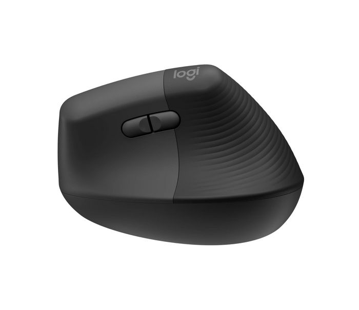 Logitech Lift - Souris ergonomique verticale sans fil pour petites et moyennes mains, Bluetooth/Logi Bolt USB, 4 boutons programmables, silencieuse, compatible Windows/macOS/iPadOS