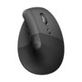 Logitech Lift - Souris ergonomique verticale sans fil pour petites et moyennes mains, Bluetooth/Logi Bolt USB, 4 boutons programmables, silencieuse, compatible Windows/macOS/iPadOS