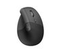 Logitech Lift - Souris ergonomique verticale sans fil pour petites et moyennes mains, Bluetooth/Logi Bolt USB, 4 boutons programmables, silencieuse, compatible Windows/macOS/iPadOS