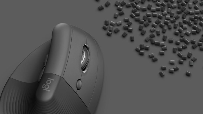Logitech Lift Souris Ergonomique Verticale, Graphite