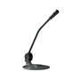 Ewent EW3550 Microphone multimédia avec support réglable, clip adhésif et jack stéréo 3.5 mm