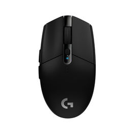 Logitech G Souris Gamer sans fil G305 Lightspeed Noir, capteur HERO 12000 PPP, 6 boutons programmables, technologie LIGHTSPEED 1 ms