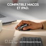 Logitech MX Master 3S for Mac, Souris sans fil Bluetooth, Gris