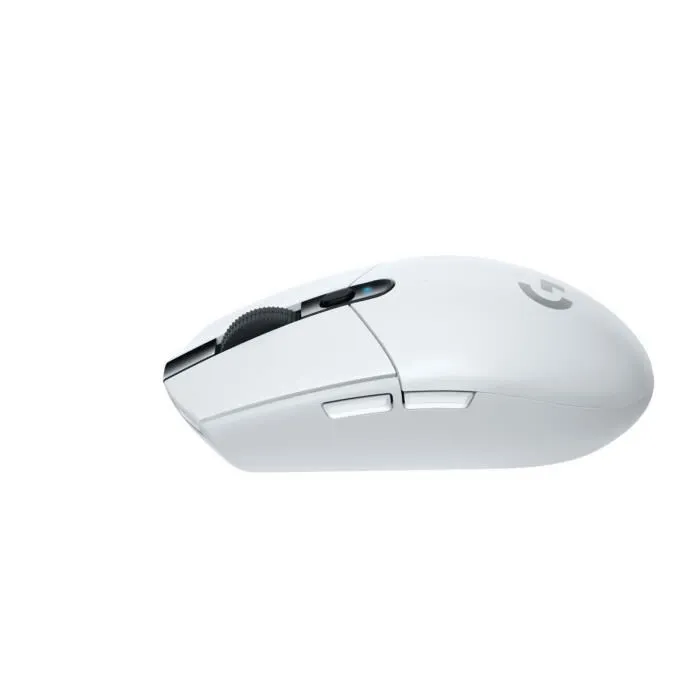 Logitech G305 Lightspeed - Souris gamer sans fil - Capteur HERO 12000 PPP - Autonomie 250h - Blanc