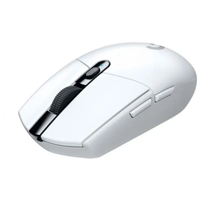 Logitech G305 Lightspeed - Souris gamer sans fil - Capteur HERO 12000 PPP - Autonomie 250h - Blanc