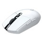 Logitech G305 Raton Gaming Inalámbrico HERO, 12000 DPI, LIGHTSPEED 2.4 GHz, 6 Boutons Programmable, Ultra-Léger 99g, Batterie AA 250h - Blanc