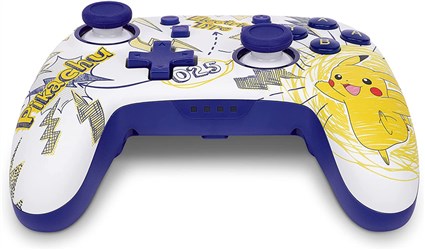 PowerA NANO ENHANCED MANDO SIN CABLES - NSGP0063-01 - Manette sans fil Bluetooth avec batterie rechargeable, design Pikachu School Days, pour Nintendo Switch PowerA NANO ENHANCED MANDO SIN CABLES - NSGP0063-01 - Manette sans fil Bluetooth avec batterie rechargeable, design Pikachu School Days, pour Nintendo Switch