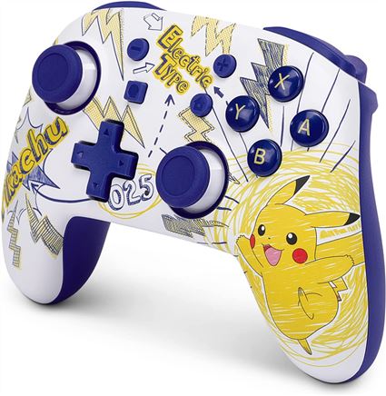 PowerA NANO ENHANCED MANDO SIN CABLES - NSGP0063-01 - Manette sans fil Bluetooth avec batterie rechargeable, design Pikachu School Days, pour Nintendo Switch PowerA NANO ENHANCED MANDO SIN CABLES - NSGP0063-01 - Manette sans fil Bluetooth avec batterie rechargeable, design Pikachu School Days, pour Nintendo Switch