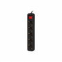 Lanberg Regleta 5 Prises Schuko avec Protection Enfants 1.5m Noir