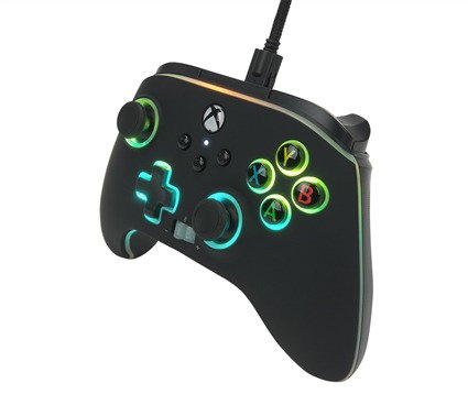 PowerA Spectra Infinity Enhanced - Manette filaire avec LED personnalisable et boutons programmables pour Xbox Series X|S, Xbox One et PC (Réf. 1522360-01)