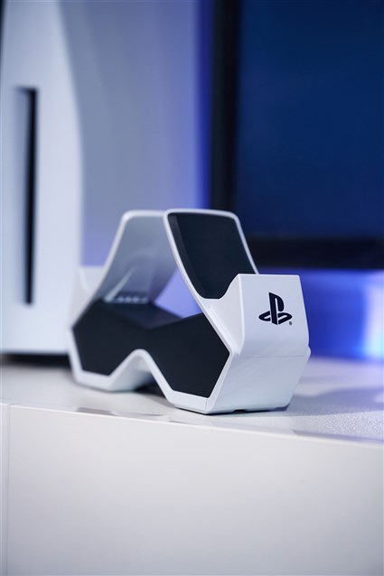 Power A 1522855-01 Station de Charge Double Officielle pour Manette DualSense PlayStation 5 - Charge et Exposition Deux Manettes Sans Fil