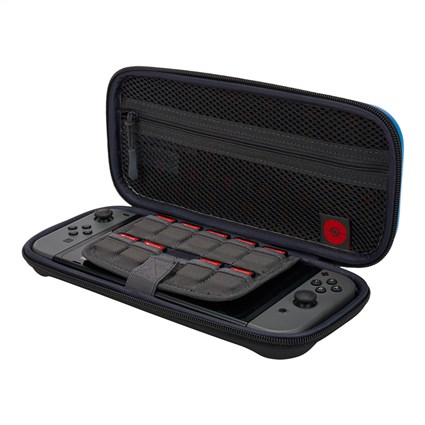 Power A 1522646-01 Housse compacte protectrice pour Nintendo Switch OLED/Lite - Motif Charizard vs Pikachu, avec rangement pour 9 cartes et intérieur en velours