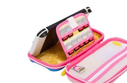 Power A NSCS0068-01 Étui protecteur compact pour Nintendo Switch, Nintendo Switch OLED et Switch Lite - avec motif Kirby et rangement pour 9 cartes Power A NSCS0068-01 Étui protecteur compact pour Nintendo Switch, Nintendo Switch OLED et Switch Lite - avec motif Kirby et rangement pour 9 cartes