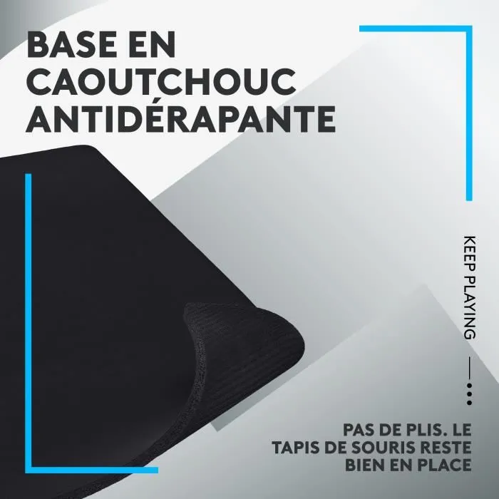 Logitech G Tapis de Souris Gamer G740 - Noir - Surface Épaisse pour Jeu Précision - 460 x 600 x 5 mm
