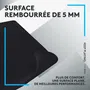 Logitech G Tapis de Souris Gamer G740 - Noir - Surface Épaisse pour Jeu Précision - 460 x 600 x 5 mm