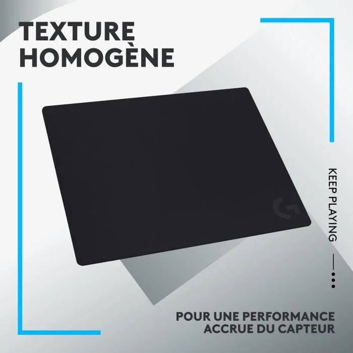 Logitech G Tapis de Souris Gamer G740 - Noir - Surface Épaisse pour Jeu Précision - 460 x 600 x 5 mm