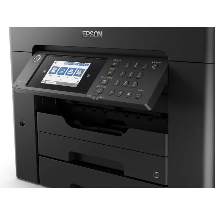 Epson WF-7840DTWF - Imprimante jet d'encre multifonction - Impression recto-verso automatique - Format Legal (216 x 356 mm) - Connexion sans fil