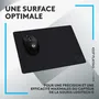 Logitech G G440 Tapis de souris gamer rigide avec surface optimisée pour capteurs - Noir - 340 x 280 x 5 mm