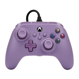 Power A XBGP0025-01 Manette Nanotech Câblée Compatible Xbox Series X|S, Xbox One et PC - Violet, Compacte avec Boutons Programmables