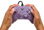 Power A XBGP0025-01 Manette Nanotech Câblée Compatible Xbox Series X|S, Xbox One et PC - Violet, Compacte avec Boutons Programmables