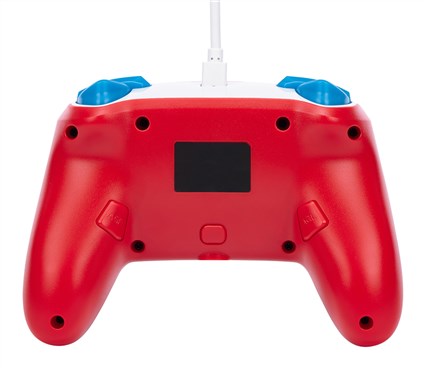 PowerA NSGP0001-01 Manette avec câble USB améliorée pour Nintendo Switch - Thème Super Mario WOO-HOO! - Avec boutons programmables et prise pour casque
