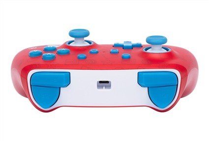 PowerA NSGP0001-01 Manette avec câble USB améliorée pour Nintendo Switch - Thème Super Mario WOO-HOO! - Avec boutons programmables et prise pour casque