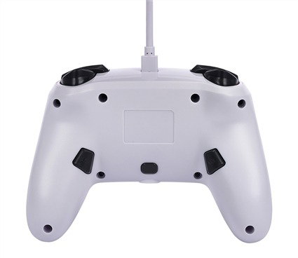 Power A 1526549-01 Manette Nintendo Switch câblée améliorée Mario Fireball avec commandes avancées, ergonomique, câble USB 3 m